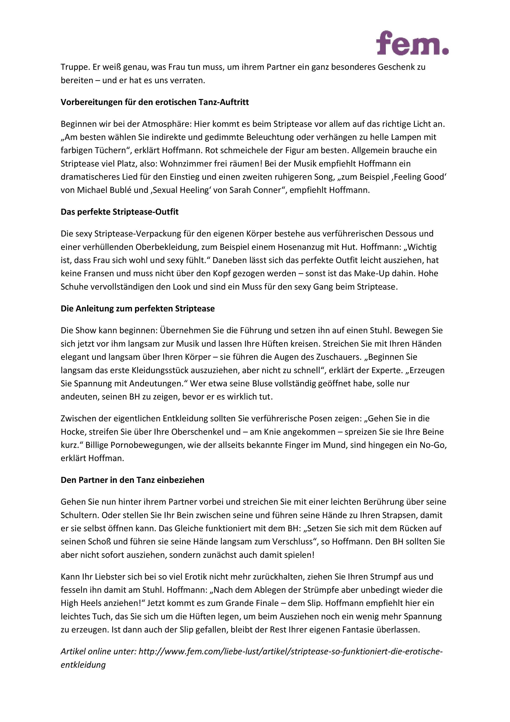 fem.com · Licht, Musik und Verführung · Seite 2