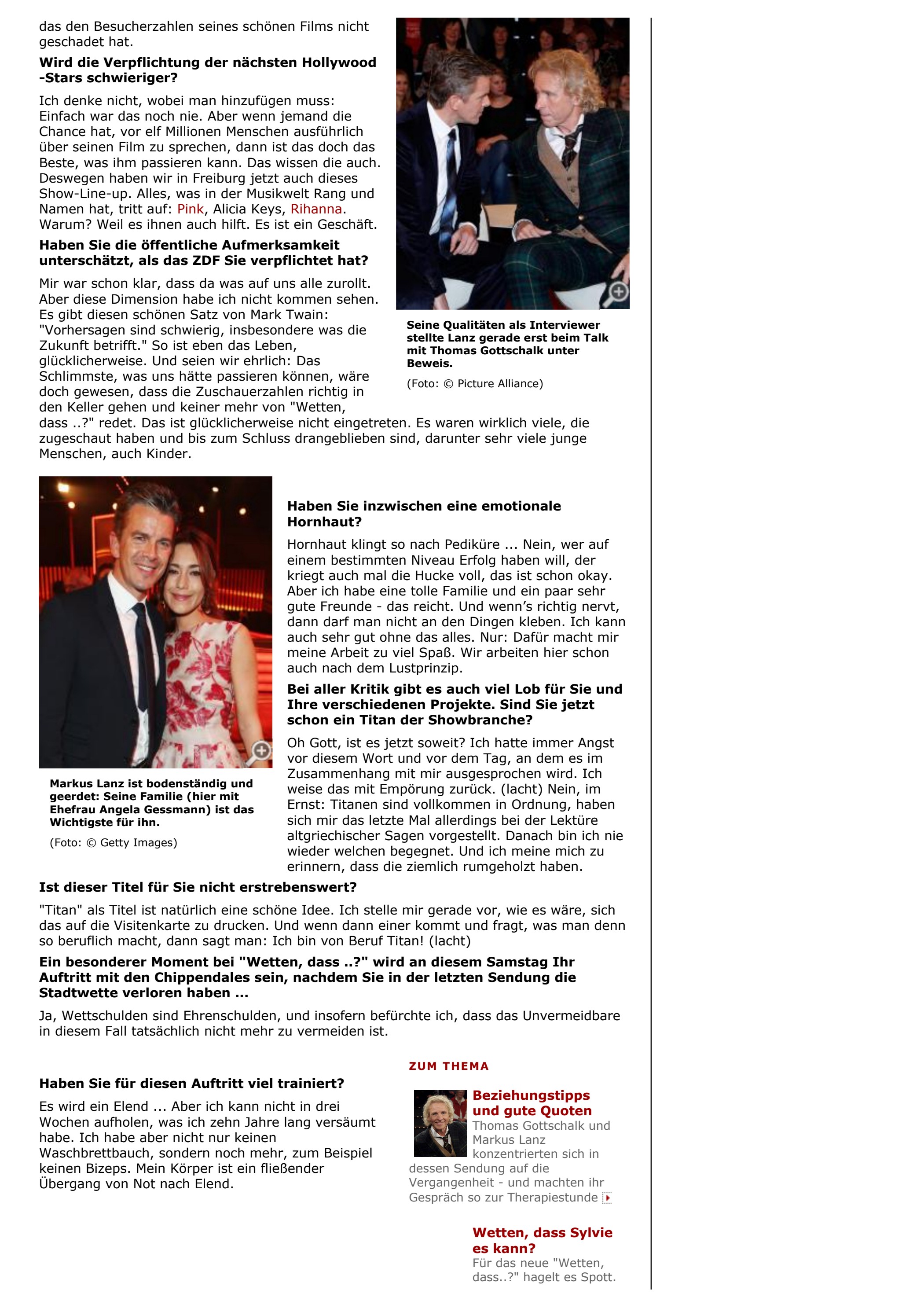 GALA · Interview mit Markus Lanz · Seite 2