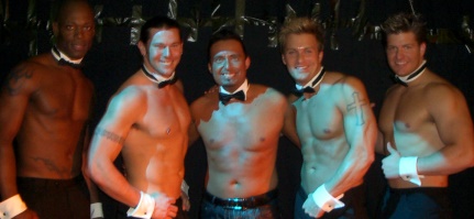 Thomas mit den Chippendales